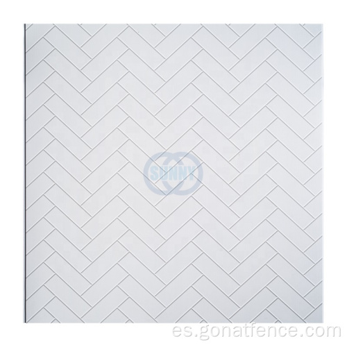 Panel de ducha de pared de PVC impermeable de azulejos de azulejos